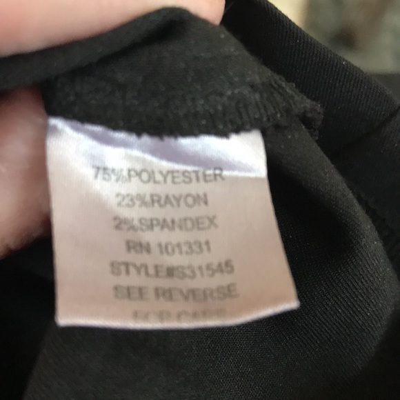 🖤CHARLOTTE RUSSE BLACK MID LENGTH SKIRT SIZE XS NWOT EXCELLENT CONDITION! - Picture 7 of 8